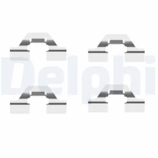 Delphi Zubeh?r f?r Bremsbel?ge hinten Citroen Fiat Peugeot LX0430