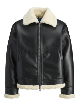 JACK&JONES - JORLIVERPOOL AVIATOR JACKET SN black - Gr. - XXL