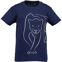 Blue Seven T-Shirt Blue Seven Jungen T-Shirt Panther dunkelblau (1-tlg)