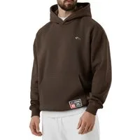 Smilodox Hoodie Rayk, Kapuzenpullover mit Logo und Backprint, Kängurutasche Pulli Bündchen weicher Stoff sportlicher Sweater Alltag Streetstyle