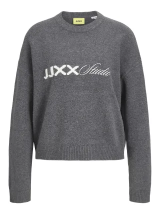 JJXX - JXNORREBRO CREW NECK KNIT Grau - Gr. - M