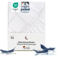 Matratzenschoner Luxus Gesteppter Matratzenschoner – Oeko-TEX Zertifiziert Blumtal, Anti-Allergie Matratzenschoner, Matratzenschoner Wasserdicht