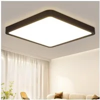 ZMH LED Deckenleuchte Modern 22/30 CM Schwarz&Weiß Deckenlampe für Wohnzimmer Flur Dimmbar, Hochwertige Design, LED fest integriert, Warmweiß