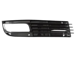 Stoßstangen Gitter Abdeckung Blende RECHTS GLANZ SCHWARZ für Audi A8 4E (D3) ab 2009-