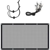 Ledander Trennnetz Auto Trennnetz für Hunde, Fahrzeug Haustierbarriere Rücksitz Mesh Dog, Car Divider Net mit Seil einstellen und Haken für SUV- und Kleinwagen
