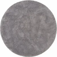 OTTO home Teppich Desner, Hochflor Teppiche, rund, Höhe: 35 mm, Mikrofaser, weich, flauschig, Wohnzimmer, Schlafzimmer, Kinderzimmer
