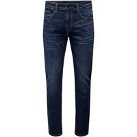 ONLY & SONS Straight-Jeans ONSWEFT REG.DK. BLUE 6752 DNM JEANS NOOS