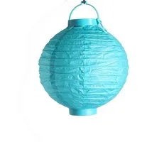 MARELIDA LED Lampion LED Lampion kaltweiße LED D: 30cm Kugel Laterne Partylampion türkis, kaltweiss (5300K bis 6000K)