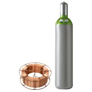 ELMAG STAHL-SET-Mischgas-20lt.-SG2/G3Si 1-0,8mm/15kg - 00285