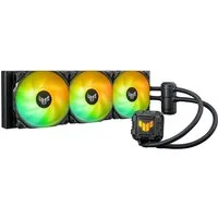 Asus Wasserkühlung TUF Gaming LC II 360 ARGB All-in-One-Flüssig-CPU-Kühler, ARGB-Beleuchtung, Kupfer-Kühlkörper, Aluminiumradiator