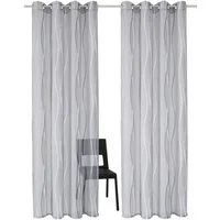OTTO home Gardine Dimona (2 St), Ösen, transparent, Voile, 2er-Set, transparent, Voile, Polyester