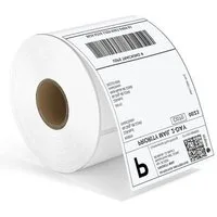 Inateck Etikettenpapier Thermopapier Versandetiketten 4 × 6 Zoll, 500 Stück, Wasserfester Versandaufkleber, BPA/BPS-frei