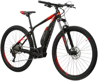 Kross "E-MTB Level Boost 1.0 418 29 Zoll schwarz" 10 Gang Shimano DEORE M6000 Schaltwerk Kettenschaltung Mittelmotor 250 W Pedelec, Elektrofahrrad für Damen und Herren, MTB