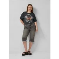 QS Jeansshorts Jeans-Hose Jeans Catie / Mid Rise / Capri