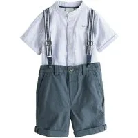 Baker by Ted Baker Hemd & Hose Baker by Ted Baker Hemd, Shorts und Hosenträger (2-tlg)
