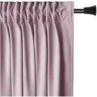 Restilo Gardine Gardine Multifunktionsband Kräuselband Vorhang Verdunkelnd Samt Textil (1 St), Kräuselband, verdunkelnd, Samt Textilien, mit Raffhalter