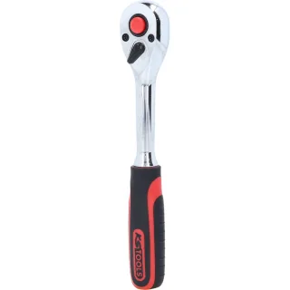 KS Tools 3/8" CHROMEplus Umschaltknarre, 72 Zahn, Kunststoffgriff - 915.3890