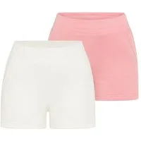 Flashlights Sweatshorts (2er-Pack) aus angerauter Sweatware, aus Baumwolle und Polyester