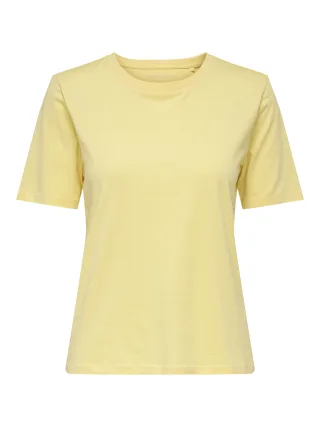 ONLY - ONLHAPPY S/S O-NECK TEE PR JRS Sunlight - Gr. - M
