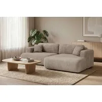 OTTO home Ecksofa VEEVIA L-Form, Schlafsofa, Verlässliche Qualität, Breite 256cm, mit Bettkasten, belastbar bis 480kg, inklusive Rücken- und Zierkissen