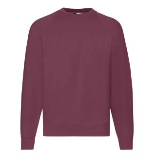 Fruit of the Loom - "Classic" Sweatshirt für Herren Raglanärmel (Burgunderrot)