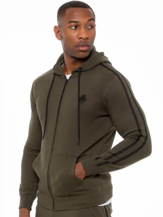 Herren Kapuzenpulli mit Reißverschluss und Band| enzo designer menswear