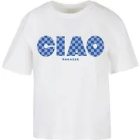 Miss Tee T-Shirt Miss Tee Damen Ciao Ragazze Tee (1-tlg)
