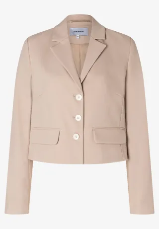 MORE & MORE - Kurzer Blazer beige - Gr. - 42