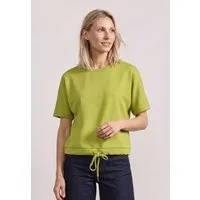 STREET ONE T-Shirt mit Elastiksaum und Tunnelzug