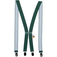 ZUKUNFTSENKEL Hosenträger Schmaler Hosenträger - Sicherer Halt Damen & Herren 2,5cm X-Form (Für Damen und Herren) 4 Starke Clips, Deutsche Herstellung, Elastisch