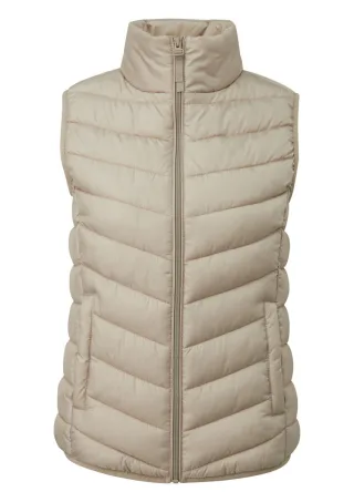 Q/S designed by - Gesteppte Weste beige - Gr. - XS