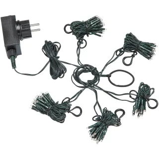 LED-Weihnachtsbaum-Lichterkette, 400 Birnchen, mit Dimmer und Timer, für Bäume bis 1,50 m