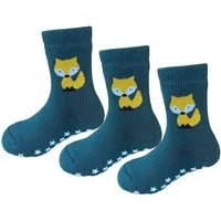 Yalion Langsocken Kinder Baby socken (3 Paar) Anti Rutsch Socken für Jungen Mädchen (Beutel)