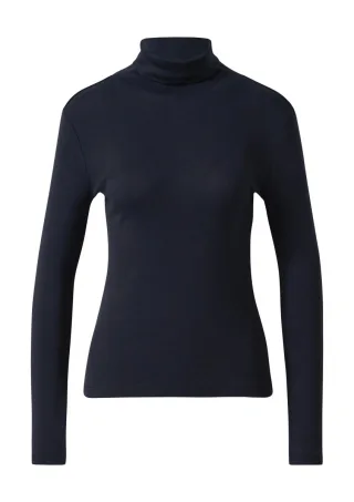 s.Oliver Red Label - Weicher Rollkragenpullover im Slim Fit blau - Gr. - 38
