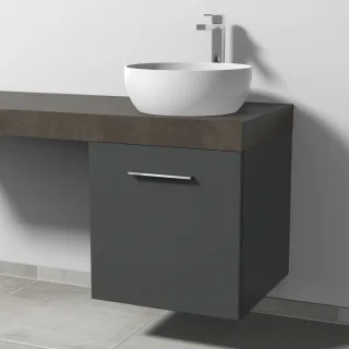 Sanipa WTU mit Tür A: links 2morrow (G1360L) 510x500x520 Anthrazit-Matt, G136022L G136022L