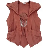 Guru-Shop T-Shirt Goa Psytrance Weste, Pixi Weste, Boho Weste mit.. alternative Bekleidung