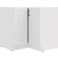 Küchen-Preisbombe Eckunterschrank 90x90 cm Küche Stilo Weiß Küchenzeile Küchenblock Einbauküche Landhaus