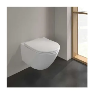 Villeroy & Boch Artis Combi-Pack-Wand-Tiefspüler 4670T901 wandhängend, mit TwistFlush, Weiß Alpin