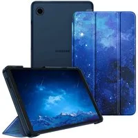 Fintie Tablet-Hülle für Samsung Galaxy Tab A11 8,7" 2025/ Tab A9 8.7 Zoll Tablet, Ultra Dünn Schutzhülle mit Transparenter Rückseite