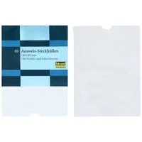 Idena Prospekthülle Idena Ausweis-Steckhülle 89x60mm, transparent