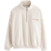 self Sweater Self. Sweatshirt mit halblangem Reißverschluss (1-tlg)