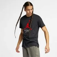 Jordan Trainingsshirt Jordan Jumpman Flight Men's T-Shirt für Laufen und Fitness, mit Rundhalsausschnitt, aus Baumwolle