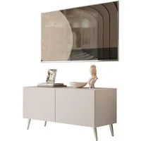 Lookway Lowboard COLGANTE KASCHMIR 100 cm TV Schrank auf Beinen Fernsehschrank