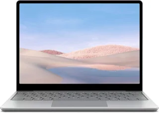 Microsoft Surface Laptop Go [124'' Touch Core i5-1035G1 10GHz 8GB RAM 128GB SSD Intel UHD Graphics Win 10 S] platin/grau