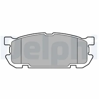 Delphi Bremsbel?ge hinten Mazda MX-5 2 LP3690
