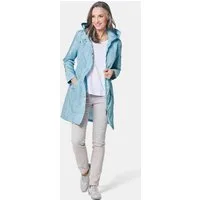 GOLDNER Outdoorjacke Modischer Regenparka mit Kapuze Individuelle Weitenregulierung durch Tunnelzüge und variablen Kragen