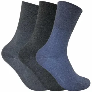 3 Pack Damen nicht elastische thermische diabetische Socken für schlechte Durchblutung