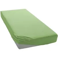 bellana Spannbettlaken bellana Aqua mit Elasthan, 160 g/m², Jersey-Elasthan, Gummizug: rundum, (1 Stück), Spannbetttuch für Matratzen bis 35cm Höhe, bügelfrei, faltenfrei