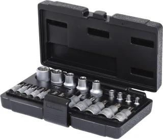KS Tools 1/4"+1/2" Torx-Steckschlüssel-Satz, 21-tlg - 911.4307