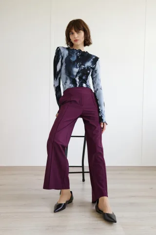 Jane Lushka - Thera pants technical jersey cherry - Gr. - L